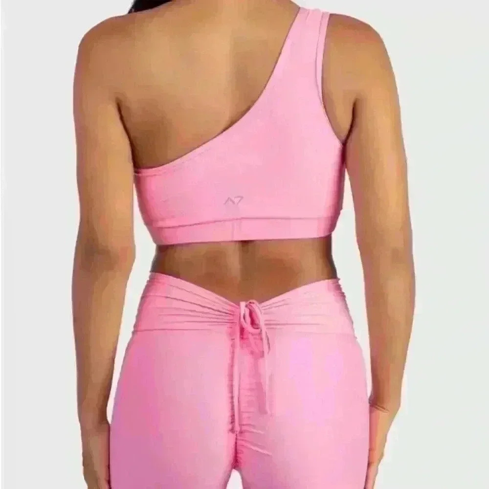 NEW Aura7 Activewear Set Flower Rigel Short + Flower Hermosa Top Size Pi…